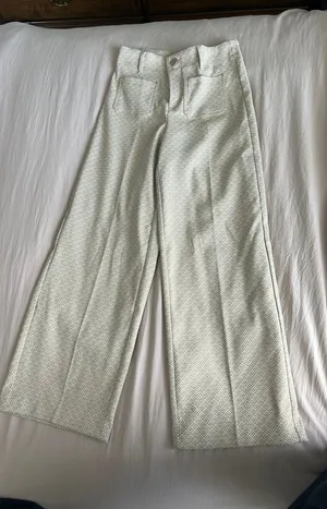 Jules & Leopold Wide leg patterned trousers thumbnail 1