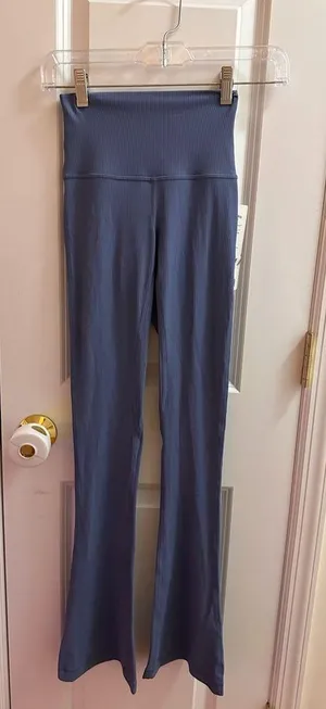 LULULEMON ALIGN RIBBED MINI FLARE SIZE 0 thumbnail 2