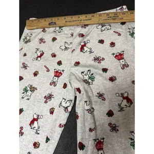 Laura‎ Ashley Pajama Set West Highland Dog Scottie sz M Christmas Westie Soft thumbnail 6