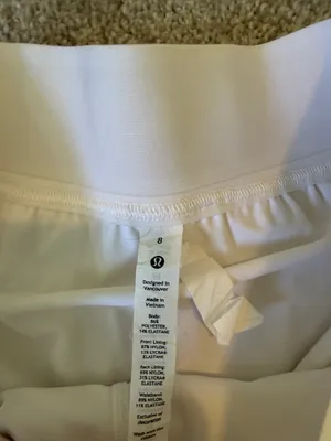 Lululemon White Golf Tennis Skirt thumbnail 2