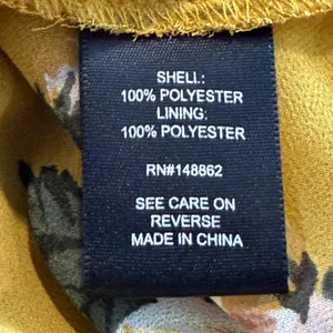 Torrid Floral Chiffon High Low Maxi Dress Flutter Sleeve Gold Size 1 1X No Slip thumbnail 4