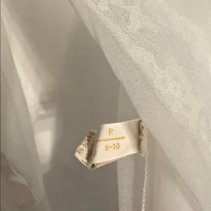 VTG Formfit Rogers Sheer White Lace Lingerie Bridal Whimsical. thumbnail 3