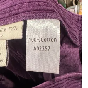 Appleseed's Corduroy Pants‎ Trousers Purple Size 6P Cotton Retro Preppy thumbnail 4