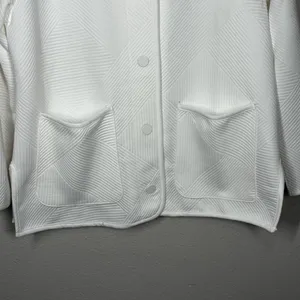 Weekend Routine Zac & Rachel Quilted Cloud Dancer Jacket Size Womens Large thumbnail 5