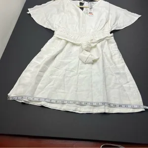 Tommy Bahama St. Lucia Linen-Blend Split-Shoulder Dress White SZ Small NEW *FLAW thumbnail 10