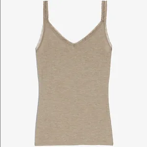 ✨ HP✨Heathered Lace Trim V-Neck Cami✨ thumbnail 3