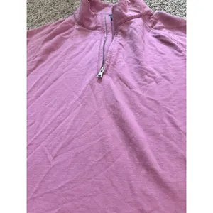 Peter Millar Crown Crafted Womens Merino Wool Quarter Zip Pullover Pink‎ Small thumbnail 3