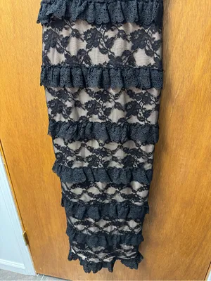 Dear Emilia Hello Molly Mystique Sleeveless Lace Maxi Dress Black Small NEW $155 thumbnail 9