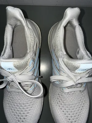 adidas Ultra Boost Sneaker - Light Grey/Blue thumbnail 4