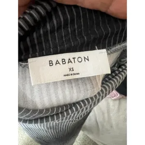 Babaton long‎ sleeve Turtleneck Top XS Black,grey. thumbnail 5