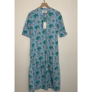 PrintFresh Brunch Dress in Leopard Mirage Organic Cotton Womens XS New thumbnail 2