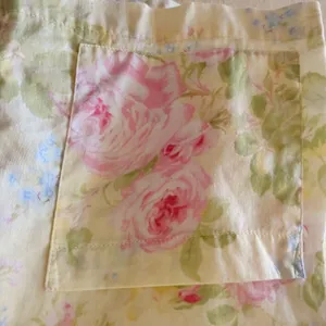 Lauren Ralph Lauren Blue Yellow Pink Floral Embroidered pajama set SZ M #2670 thumbnail 10