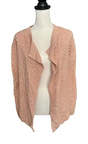 Ann Taylor Loft Pink Cardigan Size Small thumbnail 1