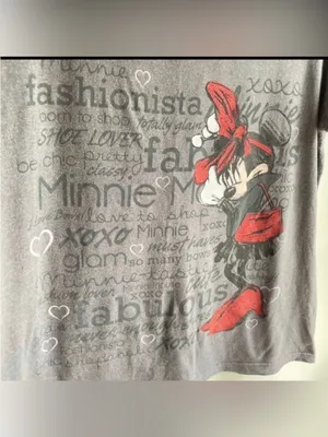 Minnie Mouse Fashionista T-Shirt XL Disney Store thumbnail 2