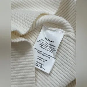 Sezane Maha Jumper Chestnut in white M thumbnail 7