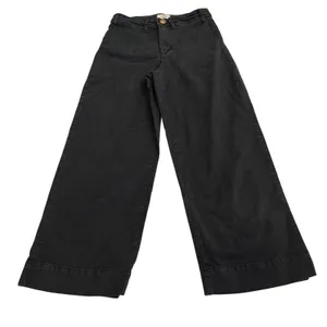 Marine Layer Bridget Wide Leg Crop Pants in Black size 6‎ thumbnail 2