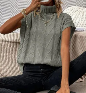 Gray Sleeveless Sweater thumbnail 3