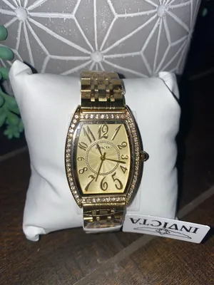 Invicta 69266 Wildflower Petal Gold-Tone Crystal Tonneau Bracelet Watch NIB thumbnail 6