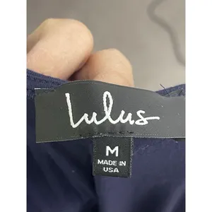 Lulus Blue Deep V-Neck Maxi Dress Size M‎ B-R thumbnail 6