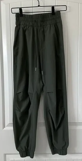 Abercrombie & Fitch Olive Green Joggers Drawstring XS‎ thumbnail 1