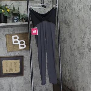 NWT Isabel Maternity By Ingrid & Isabel Active Maternity Leggings Gray XS thumbnail 7