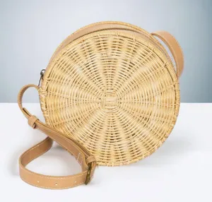 Universal Threads Round Rattan Crossbody Bag thumbnail 1