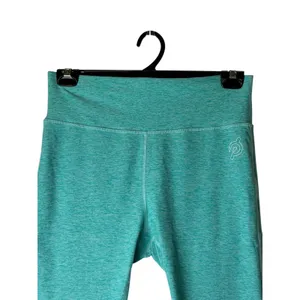 Peloton‎ Leggings Women XL Teal Space Dye High Rise Crop Capri Stripe Athleisure thumbnail 4
