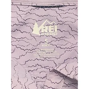 REI Co-op Sahara Shirt Small UPF Fishing Hiking Lilac Topographic Print Gorpcore thumbnail 5