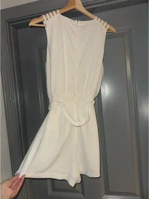 Monteau White Romper thumbnail 4