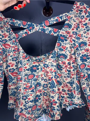 Free People Melanie Long Sleeve Top Medium thumbnail 8