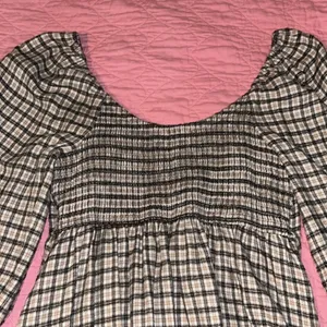 Hollister plaid 3/4 sleeve mini dress thumbnail 6