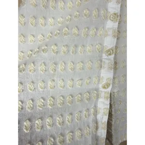 Anthropologie Pilcro Tavi Textured Blouse S Button Down Ivory Boho thumbnail 4
