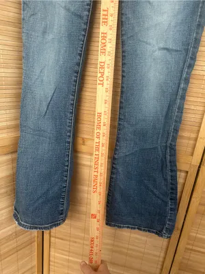 American Eagle Y2K skinny kick stretch low rise bootcut denim jeans woman’s 2 thumbnail 5