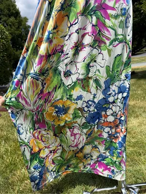 NEW Jonathan Martin Floral Maxi Dress 6 Resort Cruise Autumn Wedding Guest Dress thumbnail 8
