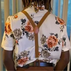 Brown Harness Suspenders Unisex Steampunk thumbnail 8
