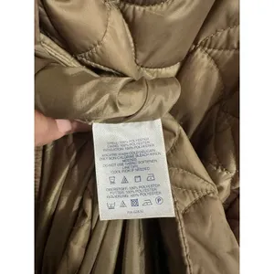 Lands End Women's olive green Quilted‎ Barn Jacket size XL thumbnail 4