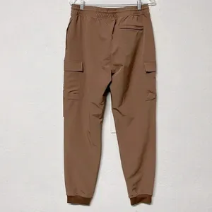 Hedge neutral cargo joggers‎ medium pants unisex windbreaker material drawstring thumbnail 3