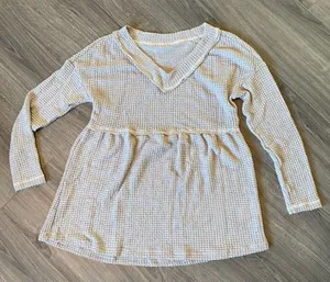 Babydoll Sweater Soft Comfy Women’s Small Grey thumbnail 1