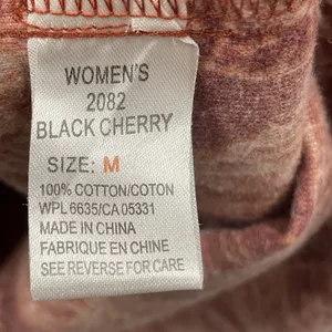 Woolrich Womens M Shirt Rust Leaf Print Micro Wale‎ Corduroy Button Front Cotton thumbnail 7