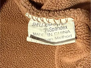 ANRABESS Relaxed Cropped Bomber Jacket in Brown Size M thumbnail 6