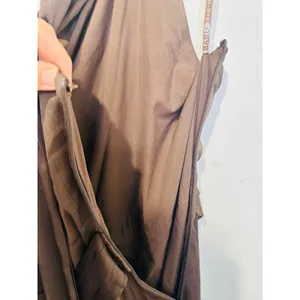 SACHIN & BABI Brown Sleeveless Tie Neck Banded Waist Kayla A-Line Gown Size 0 thumbnail 10