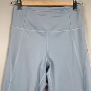 Girlfriend‎ Collective Women’s Size Medium Baby Blue 7/8 Ankle Leggings Yoga thumbnail 2
