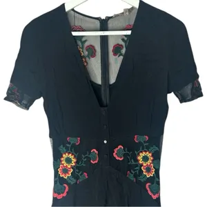 For Love & Lemons Eleanora Romper Size XS thumbnail 5