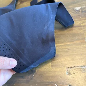 Lululemon Womens Adapt The Strap Sports Bra Black Logo Straps M Flawed Padded thumbnail 3