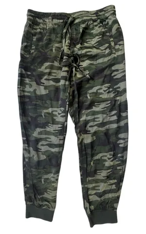 Sanctuary Camo Joggers Womens Small Green Camouflage Drawstring Waist Pants Soft thumbnail 1