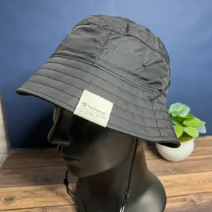 Lululemon Patch Logo Bucket Hat NWT Size S/M (Black) thumbnail 3