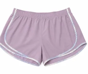 Nike Dri-Fit Women Purple Athletic Brief Lined Running Short Pants.Size-… thumbnail 1