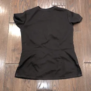 Greys anatomy nurses scrub top size small in black color thumbnail 4