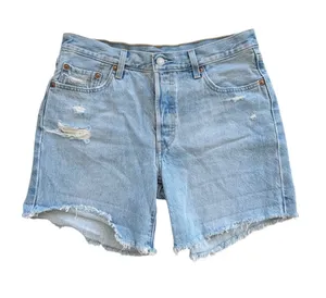 Levi’s 501 Distressed Jean Shorts size 29 thumbnail 1