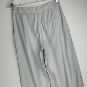 NWOT Zara High Rise Trouser Pants Sz Small Grey Wide Leg thumbnail 12